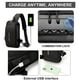 thumbnail image 4 of Mochila bandolera HOXSURY USB antirrobo impermeable negra, 4 of 7