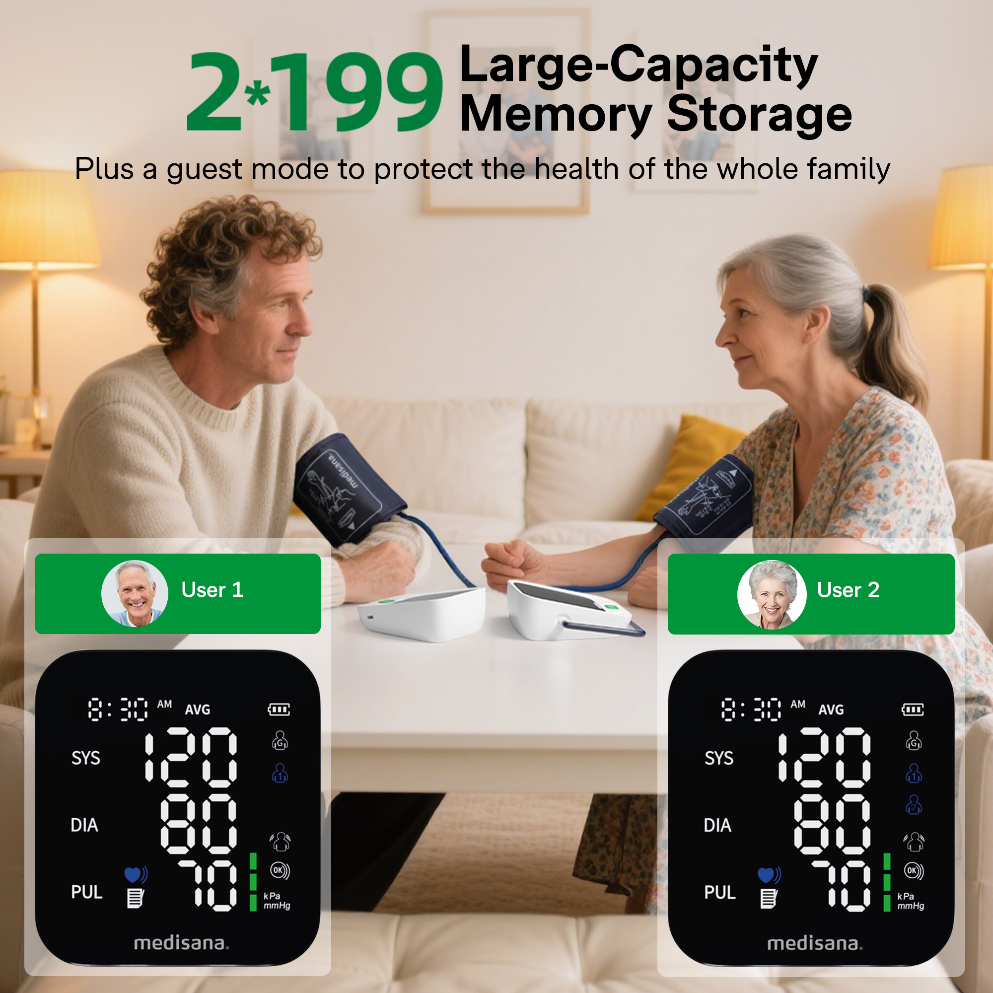 Medisana Upper Arm Blood Pressure Monitor with Dual User Memory photo 6