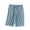 Light Blue, variant on Utoimkio Women's Pajama Shorts Soft Comfy Lounge Bottom Solid Color Elastic Waist Knee Length Shorts Home Sleepwear with Pockets Size M-XXL