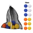 thumbnail image 4 of 12 pcs PU Children Kids Golf Balls Colorful Elastic Golfballs Set Training Practice Accessories, 4 of 8