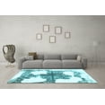 thumbnail image 3 of Ahgly Company Indoor Rectangle Oriental Light Blue Modern Area Rugs, 5' x 8', 3 of 4