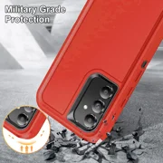Starshop Samsung Galaxy S25 FE Case Phone Cover Shockproof Heavy Duty With Glass Screen - Teal
