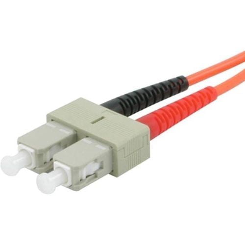 10M Sc-st 62.5/125 Om1 Câble à Fibre Optique Duplex Multimode Pvc - Orange - Fibre Optique pour Réseau de