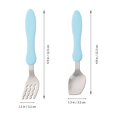thumbnail image 2 of Mobutofu 1 Set Kids Utensils Toddler Cutlery Set for Toddlers 4.8X1.4X0.4in, 2 of 8