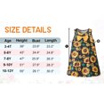 thumbnail image 4 of Dooleck Girls Sleeveless Dress Floral Heart Print School Party Casual Sundress 3-12 Years, 4 of 7