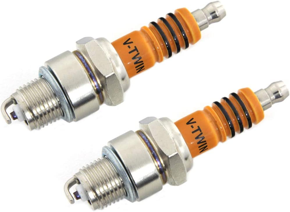 Harley Electra Glide Ultra Classic Performance Spark Plugs Pair repl OEM# 6R12 