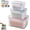 Gray, variant on 4 in 1 Food Storage Container, Household Transparent Plastic Food Storage Box-Including Drain Basket, BPA Free Produce Saver for Berries & Vegetables, Airtight Organization Bin