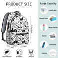thumbnail image 6 of Butterfly Print Fashion Backpack - Women's Stylish Bookbag with Laptop Sleeve, Side Pockets, Durable Material, 6 of 6