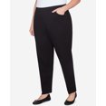 thumbnail image 6 of Alfred Dunner Womens Plus-Size  Rue Flat Elastic Waist Front Pocket Short Length Ponte Pant, 6 of 6