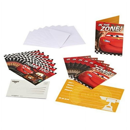 Cars Party Invites and Thank You Cards