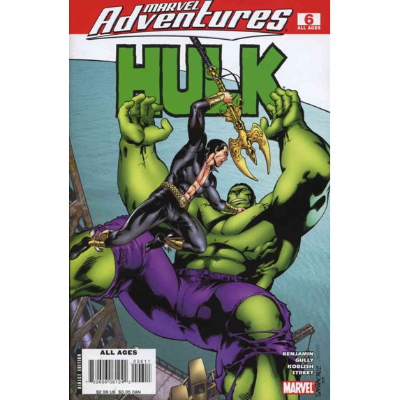 Marvel Adventures Hulk #6 VF ; Marvel Comic Book