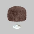 thumbnail image 2 of hotojiny Women's Cute Fuzzy Hat Winter Fluffy Winter Hat Soft Warm Plush Beanie Cap for Cold Weather(Brown,One Size), 2 of 7