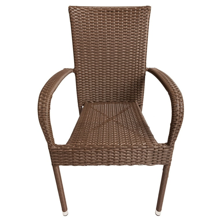 Patio Sense Morgan Outdoor Wicker Chair Set of 4