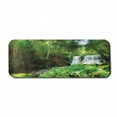 thumbnail image 1 of Waterfall Computer Mouse Pad, Spring Season Waterfall Hidden in Forest with Botanic Blossoms and Sunshine, Rectangle Non-Slip Rubber Mousepad Large, 31" x 12", Green and White, by Ambesonne, 1 of 2
