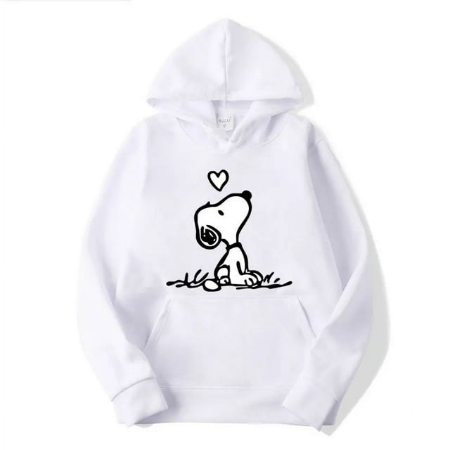 Chandail à Capuchon de Bande Dessinée Américaine Snoopy pour Femmes et Hommes, Chandail, Chandail en Molleton