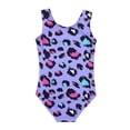 thumbnail image 5 of JanJean Kids Girls Ballet Dance Leotards One Piece Sleeveless Tank Gymnastic Tumbling Unitard Purple S, 5 of 7