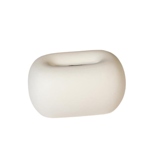 Caja de pañuelos decorativa, dispensador de pañuelos, adorno de mesa, organizador de servilletas blanco