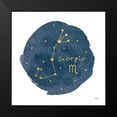 thumbnail image 2 of Hershey, Moira 20x20 Black Modern Framed Museum Art Print Titled - Horoscope Scorpio, 2 of 5