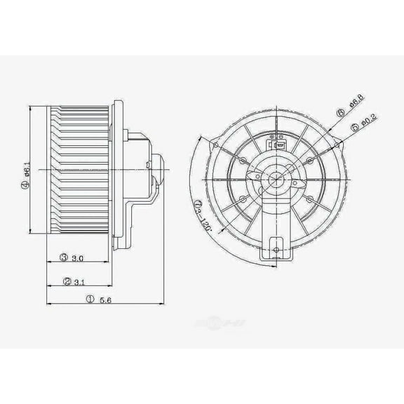 HVAC Blower Motor
