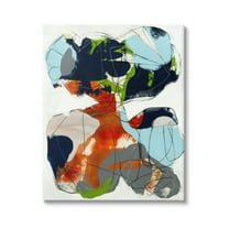 Stupell Industries Bold Asymmetrical Scribble Shapes Graphic Art Gallery Wrapped Canvas Print Wall Art, Design by Jeff Jorillo