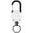 White, variant on 3 in 1 New Multifunctional Retractable Pull Reel Carabiner Keychain, Heavy Duty Carabiner Badge Holder & Retractable Keychain with Badge Strap and Key Ring