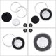 thumbnail image 5 of 40 unidades de cápsulas para monedas de 46mm, 8 tamaños (17/20/25/27/30/35/40/46mm), junta protectora negra, funda portamonedas interior con caja organizadora de almacenamiento Feliz Sencillez, 5 of 5