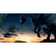 thumbnail image 1 of Dragon au Coucher du Soleil - Peinture Diamant DIY, 1 of 6