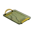 thumbnail image 4 of Bandeja para servir con asas, bandeja rectangular para desayuno, organizador de almacenamiento, bandeja de tocador para baño, vestidor de oficina , VERDE, 4 of 8