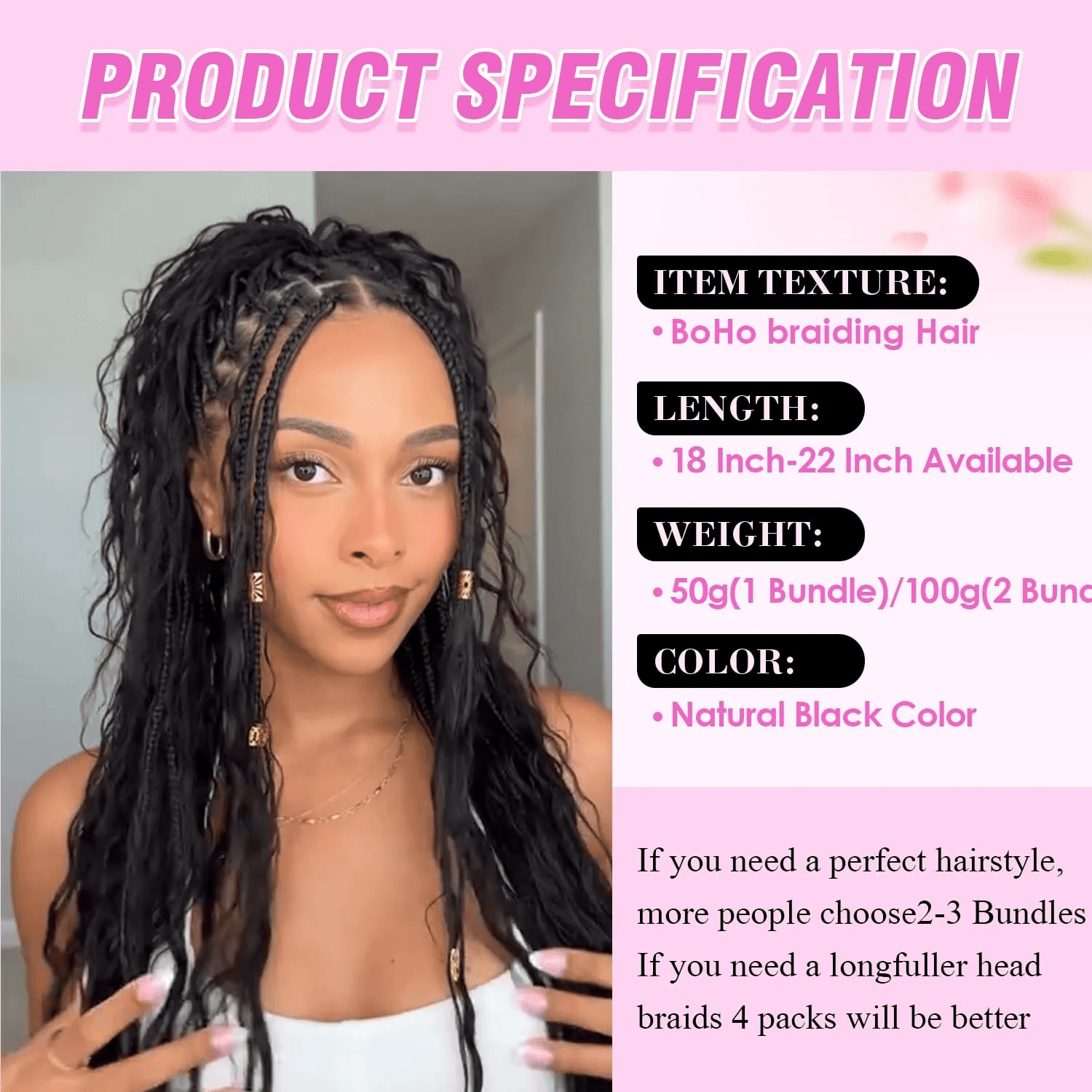 USTAR Brazilian Natural Black Body Wave Blended Hairs Basic Color 1B Virgin Human Hair 20 Inch for Women