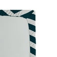 thumbnail image 2 of Ambesonne Navy Fitted Sheet, Zigzag Chevron Blue Lines, Twin Size, Navy Blue and White, 2 of 2