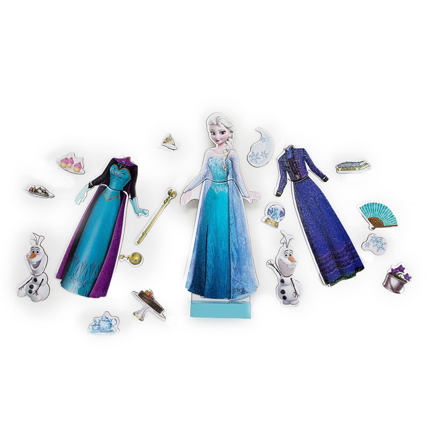 frozen princess dress up magnetic Bendon 06700 Disney Frozen Elsa 25-Piece Wooden Magnetic Doll Dress-Up Kit