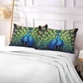 thumbnail image 6 of GZHJMY Beautiful Peacock Plush Pillow Case,Zippered Bed Pillow Pillowcases,Super Soft and Cozy Pillowcase Covers for Sleep - Standard Size 20x26in Home Decor, 6 of 7