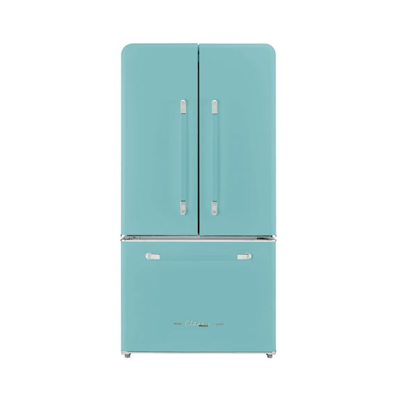 Unique Appliances Classic Retro 21 Cu. Ft. 2-Door Refrigerator, French Door