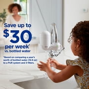 PUR Faucet Mount Water Filtration System, Vertical, White, FM3333B