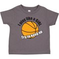 thumbnail image 3 of Inktastic I Play Like a Girl... Try to Keep Up Girls Toddler T-Shirt, 3 of 5