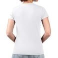 thumbnail image 2 of Women's G-III 4Her by Carl Banks  White Vancouver Canucks Super-Slim Fit Lightweight Animal Print Heart V-Neck T-Shirt, 2 of 2