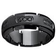thumbnail image 3 of 8MM Men's Black Titanium Wedding Band Ring with Black Cubic Zirconia CZ,, 3 of 3