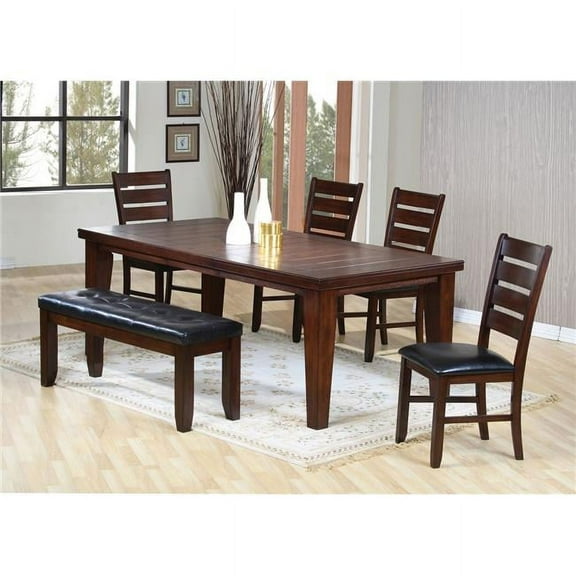 HomeRoots 285839 Urbana Dining Table, Cherry