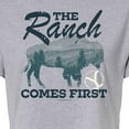 thumbnail image 3 of Yellowstone  - The Ranch Comes First  - Juniors Cropped Cotton Blend T-Shirt, 3 of 6