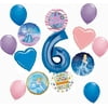 Cinderella Princess Party Supplies 6th Birthday Balloon Bouquet Decorations 14 piece kit