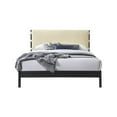 thumbnail image 7 of Meridian Furniture Abigail Cream Vegan Leather King Bed, 7 of 7
