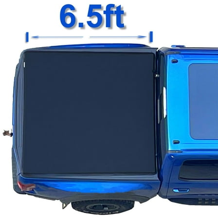 Mamoru Soft Roll Up 6.5' Truck Bed Cover Compatible for 2007-2013 Chevy Silverado/GMC Sierra 1500 | 2007-2014 Chevy Silverado/GMC Sierra 2500 HD 3500 HD Vinyl Tonneau Cover | Fleetside