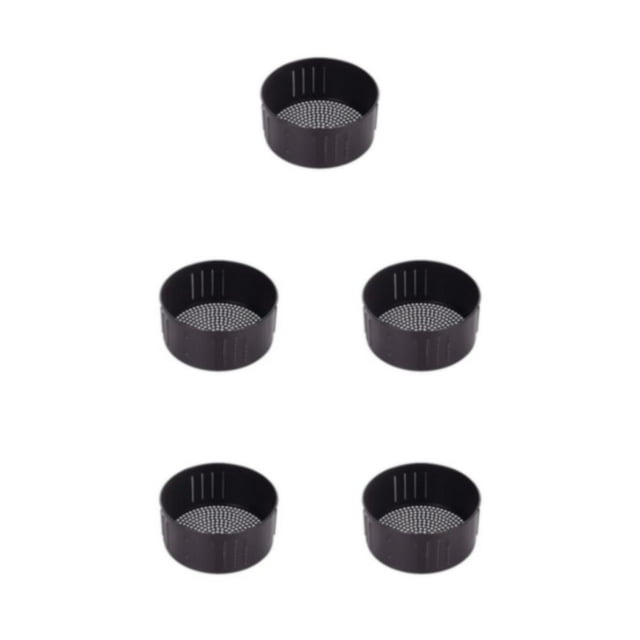 Maytalsory 1/2/3/5 Air Fryer Replacement Basket - Convenient And Durable Cookware Accessory Black 2.6L 5PCS
