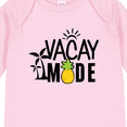 thumbnail image 4 of Inktastic Vacay Mode with Palm Trees Sun and Pineapple Boys or Girls Long Sleeve Baby Bodysuit, 4 of 5
