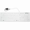 thumbnail image 2 of Seal Shield SWK104 Waterproof Fully Sealed Silicone Keyboard White, 2 of 5