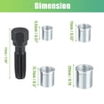 thumbnail image 3 of Unique Bargains 5 Pcs 14mm Auto Cylinder Head Rethreaded Kit Reamer Cylinder Thread Repair Tool Spark Plug Rethreader Kit, 3 of 8