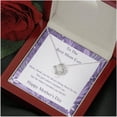 thumbnail image 4 of To My Mom Love Knot Necklace, To Mom Mothers Day Gift, Gift For Mom, Mom Gift, Mom Necklace. Jewelry From Daughter To Mom, Mothers Day, Necklaces with Meaningful Messages Card Inside B2, 4 of 6