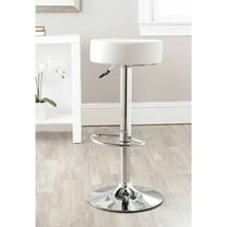 SAFAVIEH Jude Contemporary Swivel Bar Stool, White