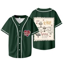 Avery Anna Doodle Baseball Jacket Tee Let Go Letters Tour Merch Women Men Short Sleeve T-shirts