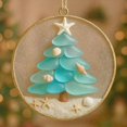 thumbnail image 2 of Adornos Navideños Costeros de Acrílico, Adorno Navideño Costero, Colgante con Temática de Playa para Ventana, Pared, Sala de Estar, Vacaciones B, 2 of 5